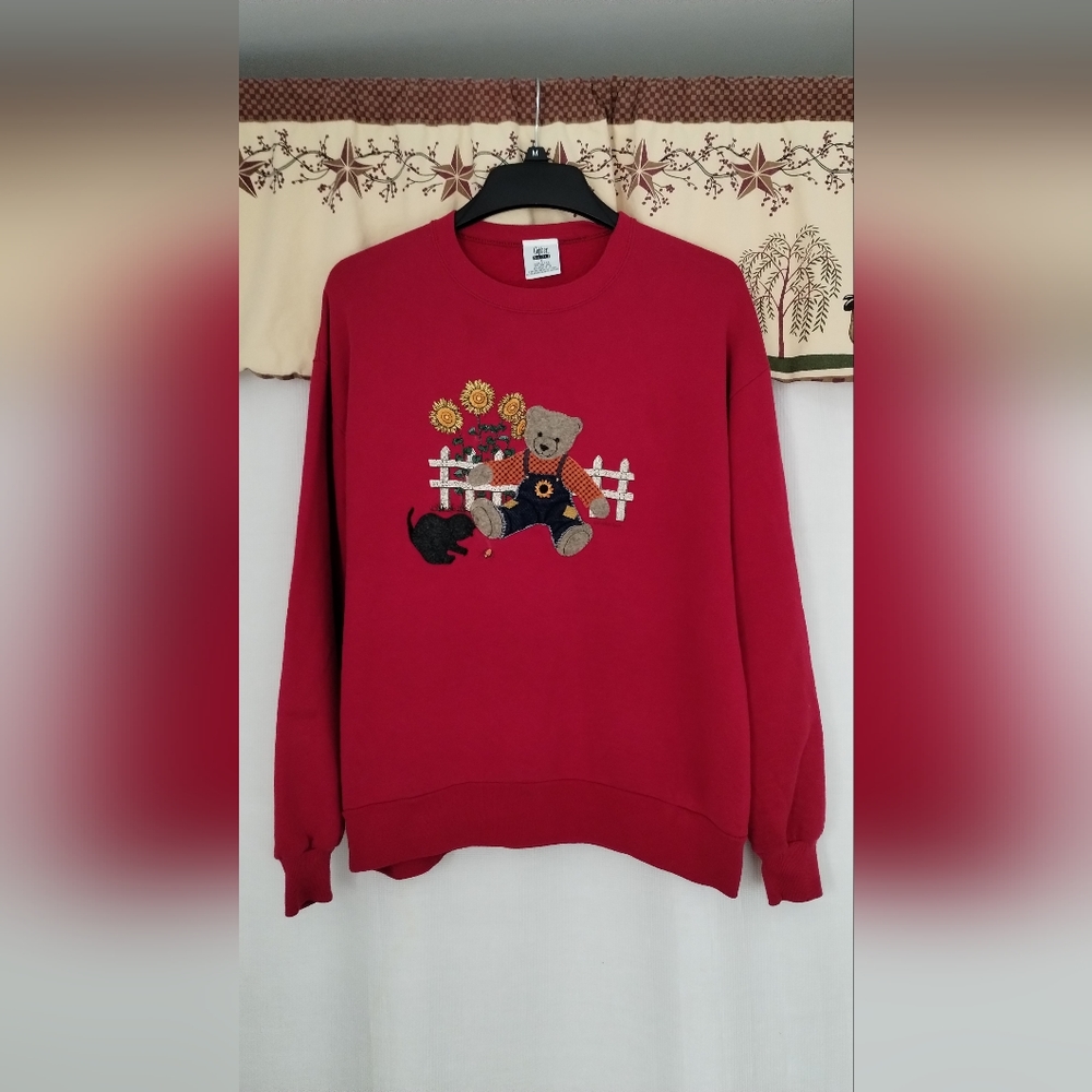 Women's Vintage Teddy Bear Sweatshirt